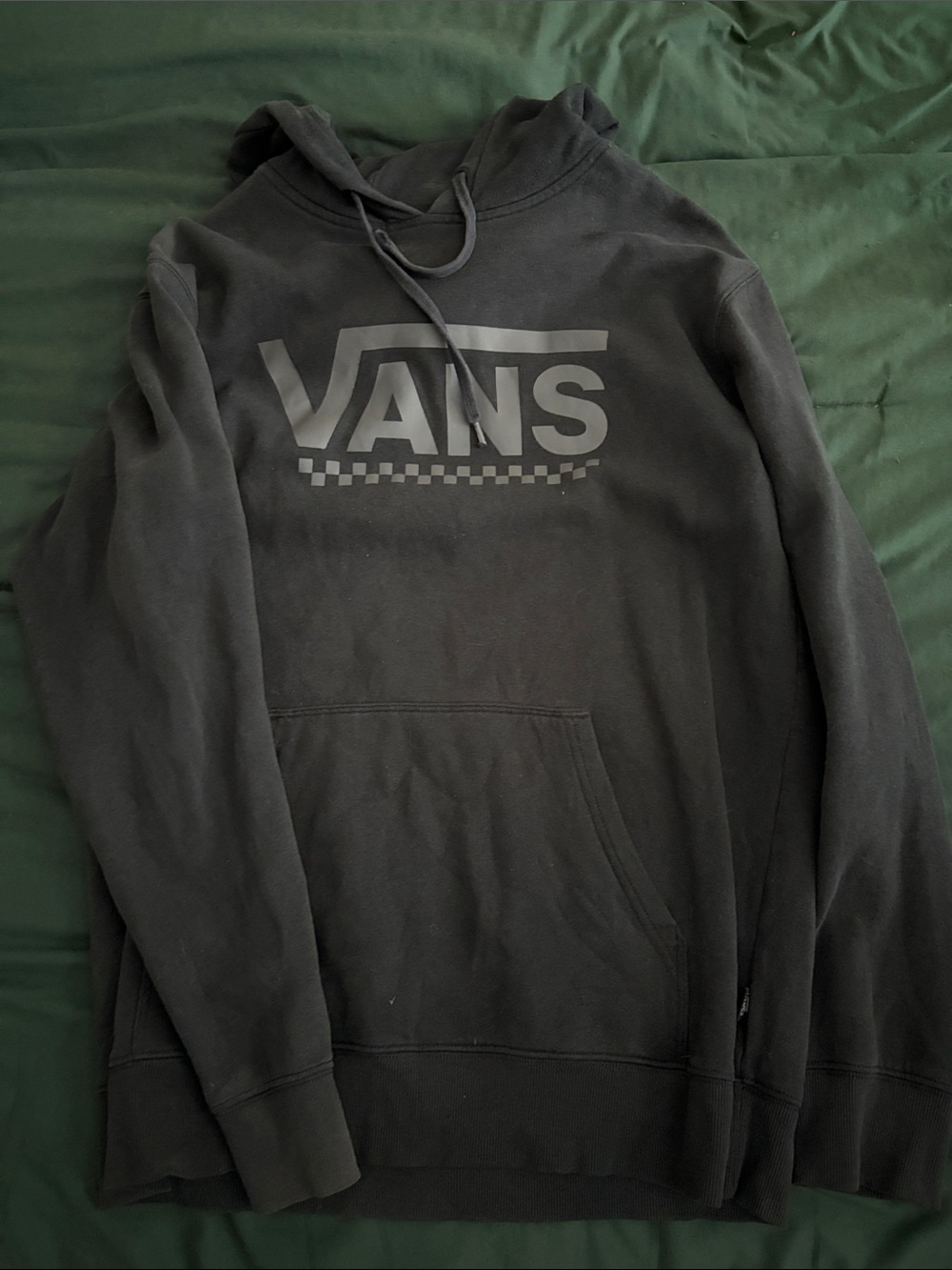 Vans Black Pullover Hoodie with Tonal Logo